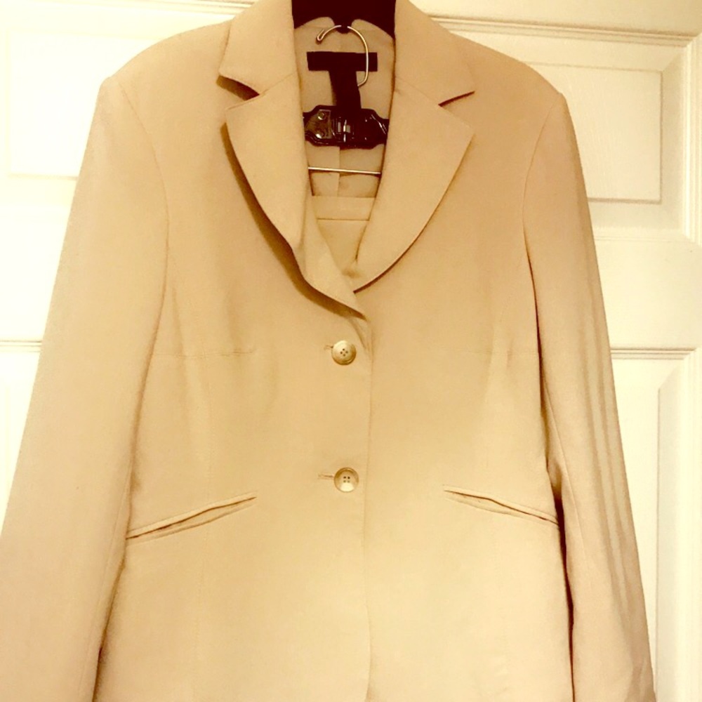 Two piece business casual skirt suit